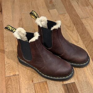 Dr. Martens Dark Brown Leather Chelsea Boots